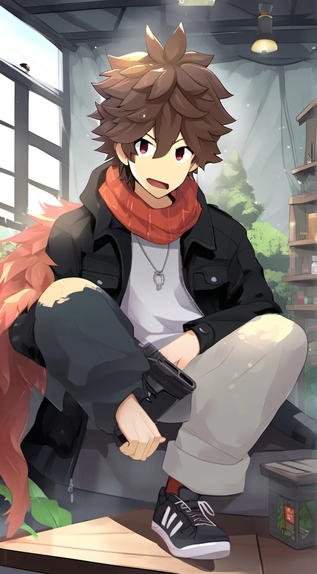 ai character: sam background