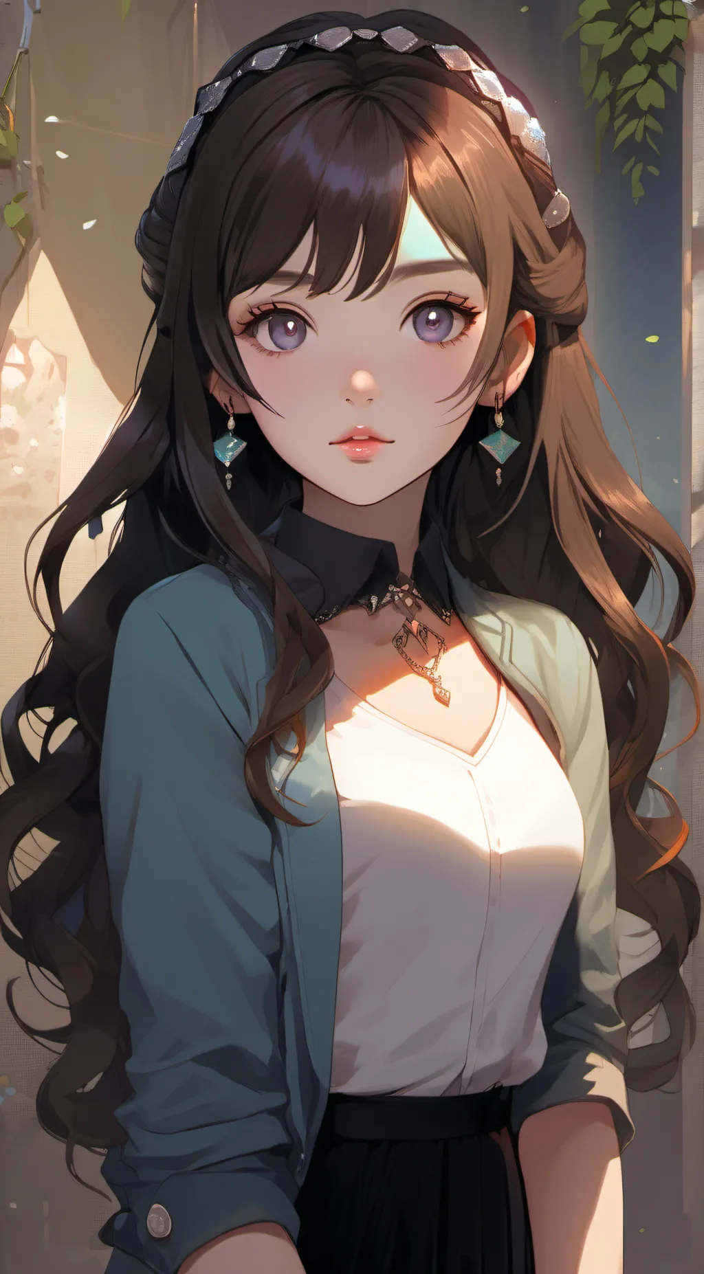 ai character: Violet Evergarden background