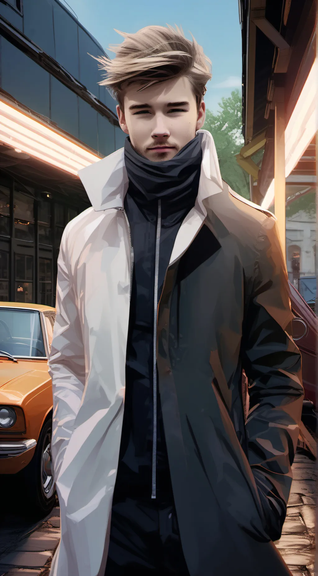 ai character: MrBeast background