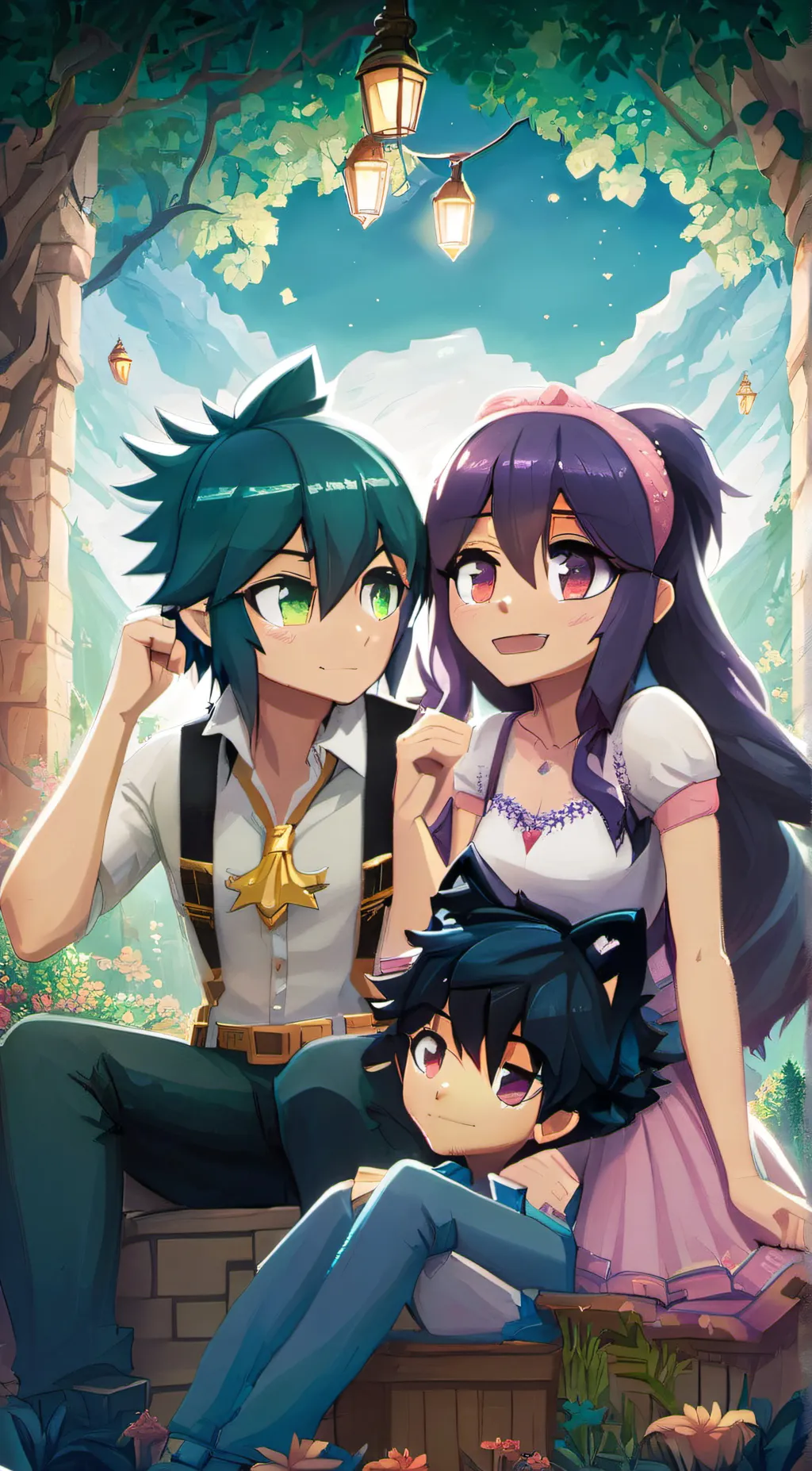 ai character: Aphmau  background