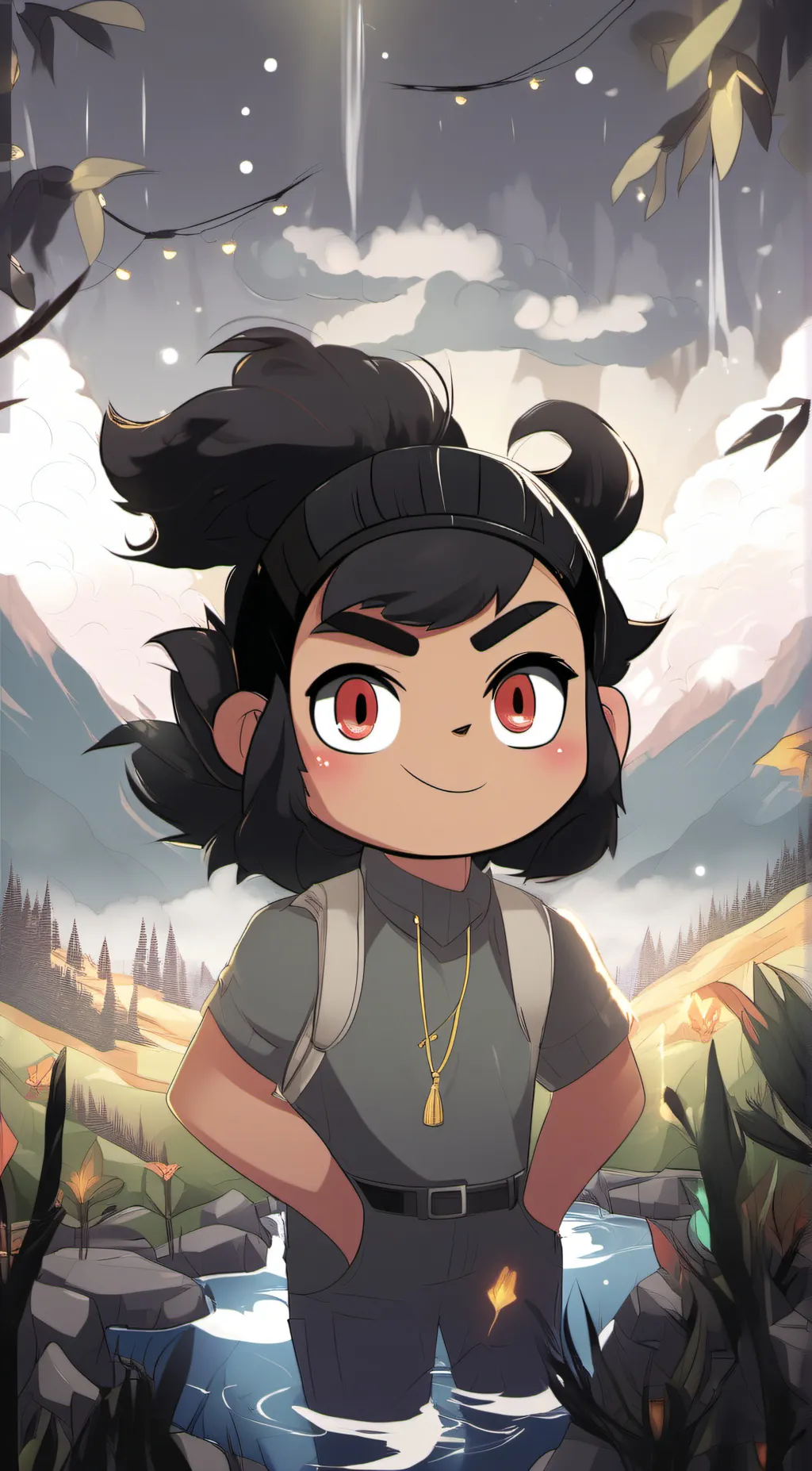 ai character: adain background