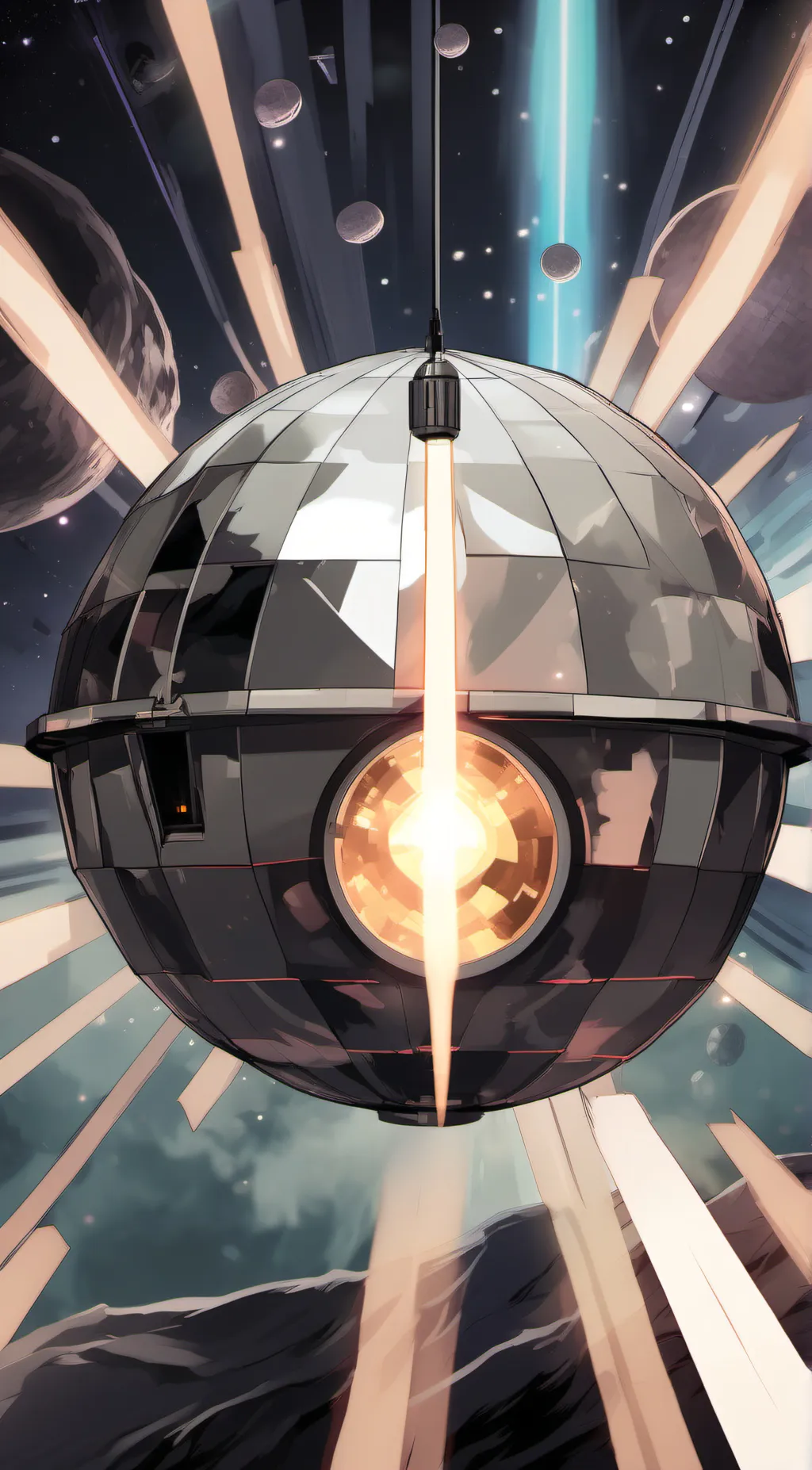 ai character: Disco boss  background