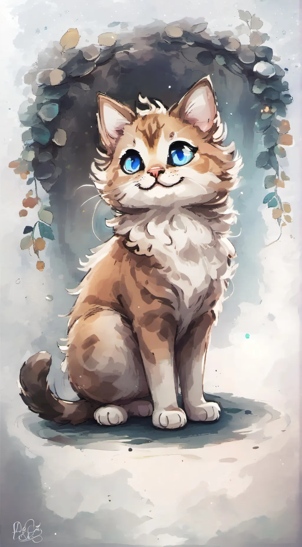 ai character: DawnFlower background