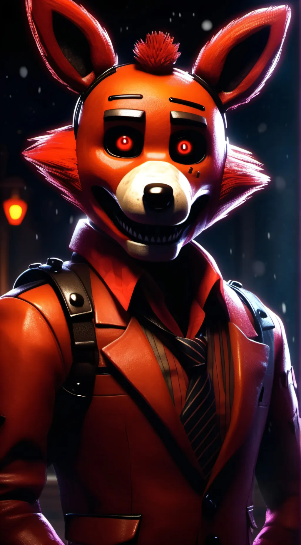 ai character: Foxy background