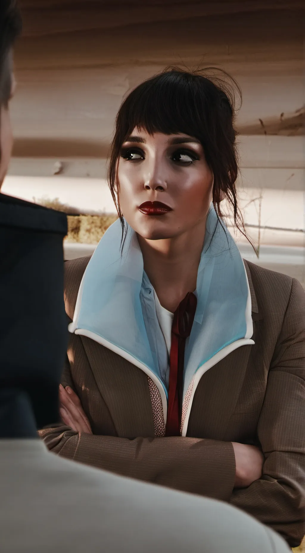 ai character: Tara carpenter  background