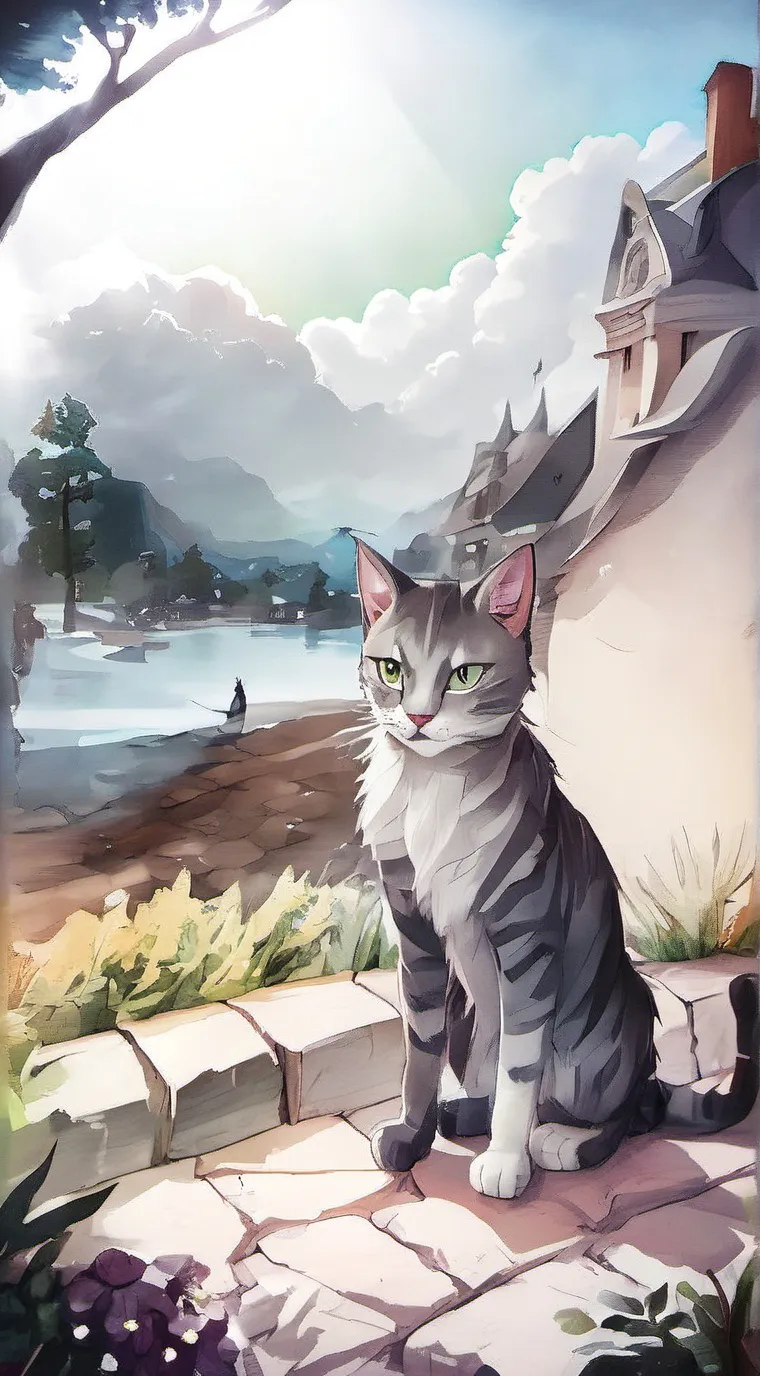 ai character: 5 warriors cats background