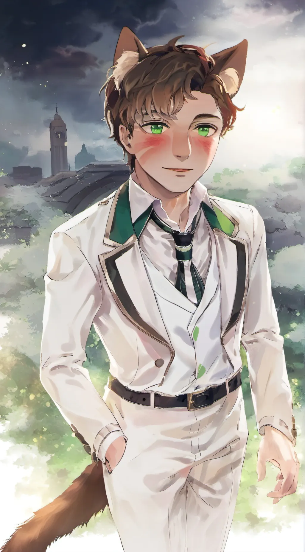 ai character: Benjamin 🤎 background