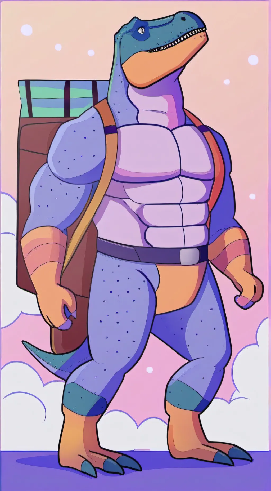 ai character: Gigasauris background