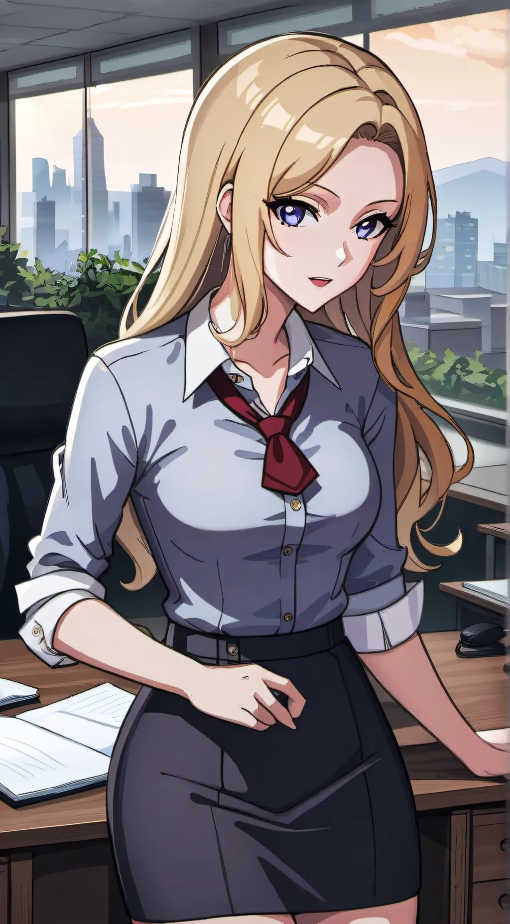 ai character: Mandy Zero background