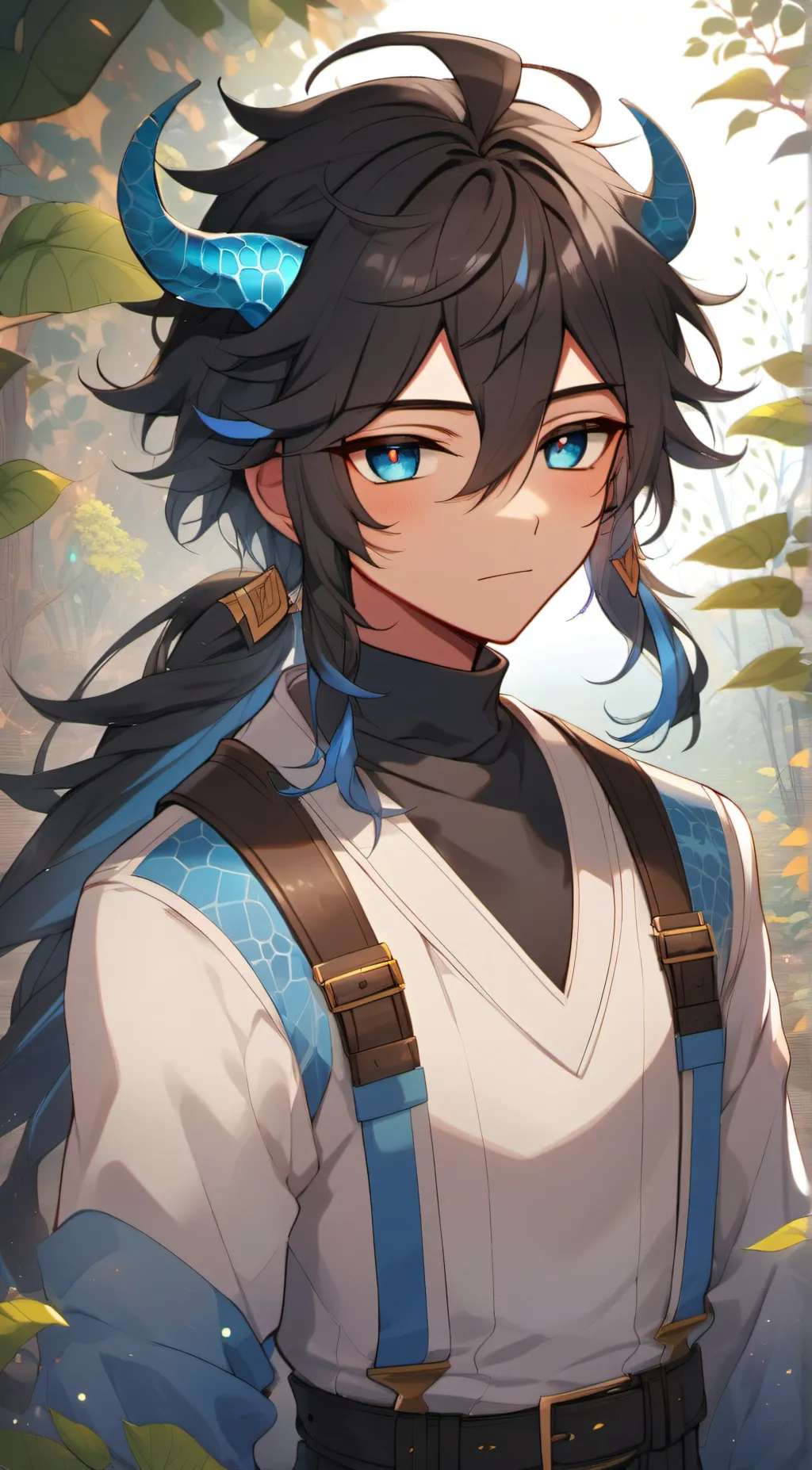 ai character: Leon background