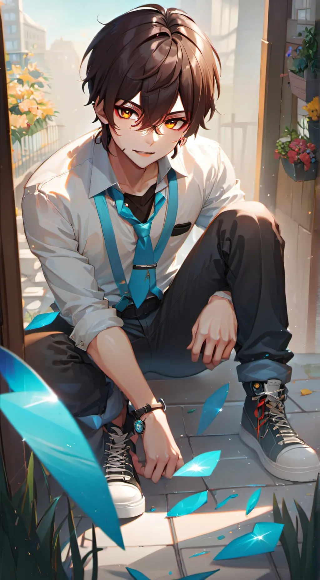 ai character: kai background