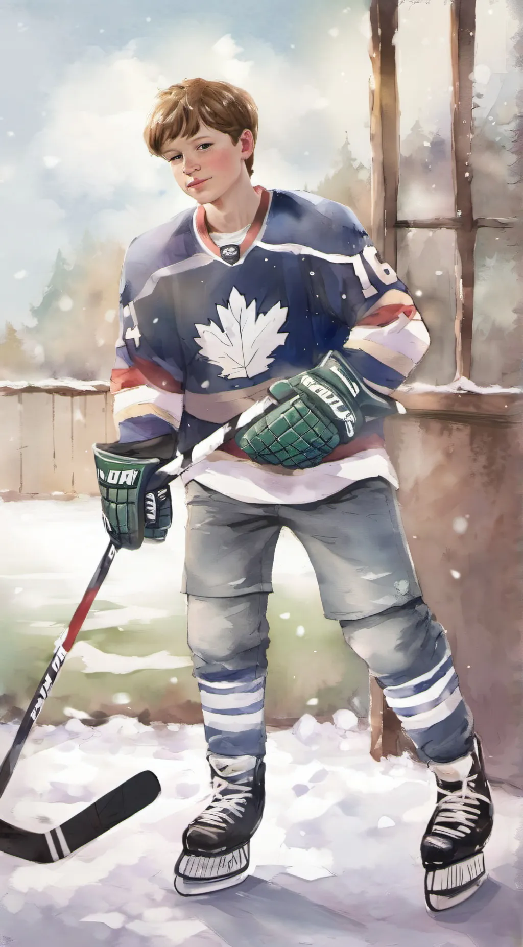 ai character: Charlie Frost background