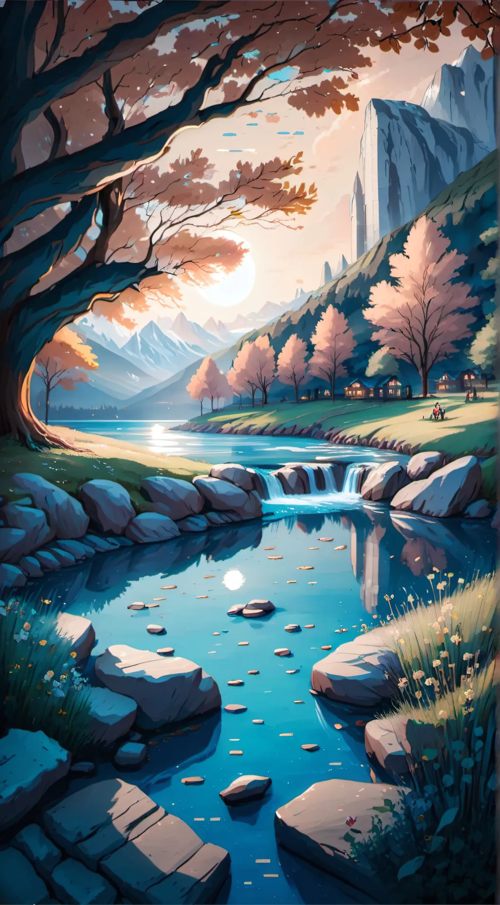 ai character: tadc AI be like; background