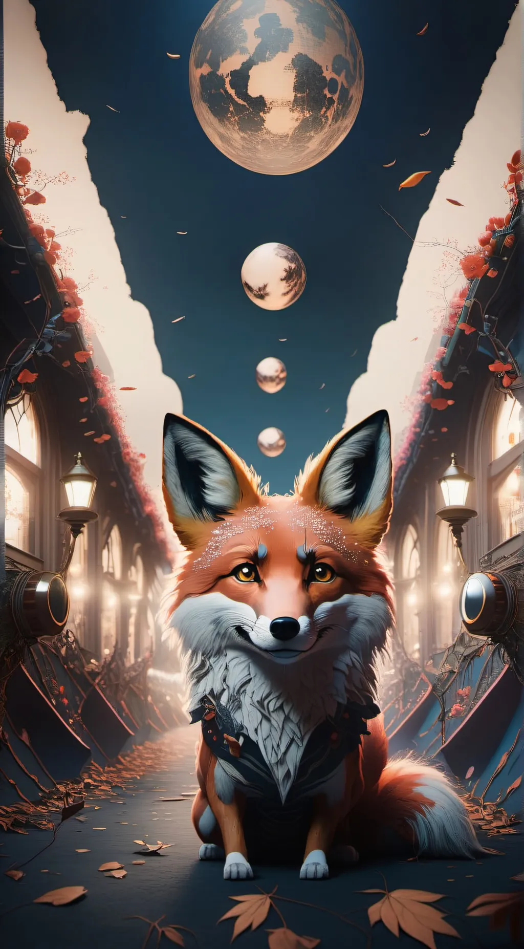 ai character: Foxy background