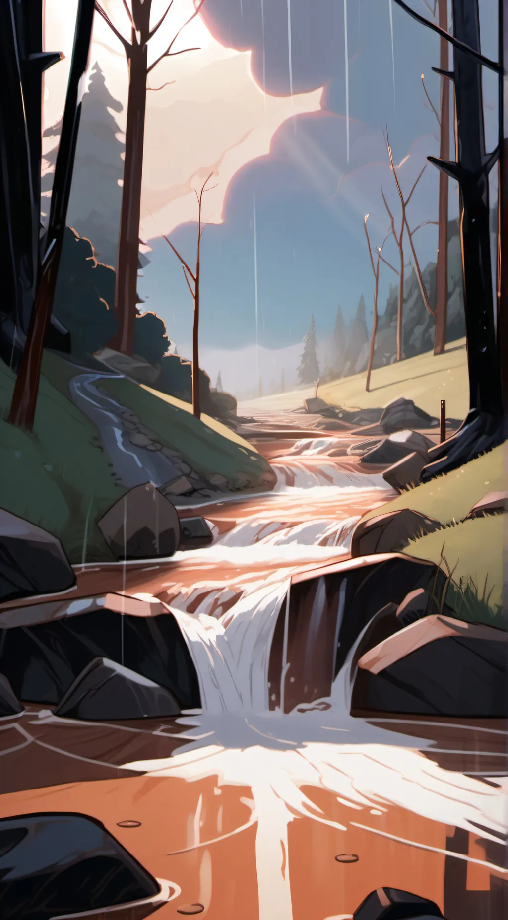 ai character: Finish the lyrics background