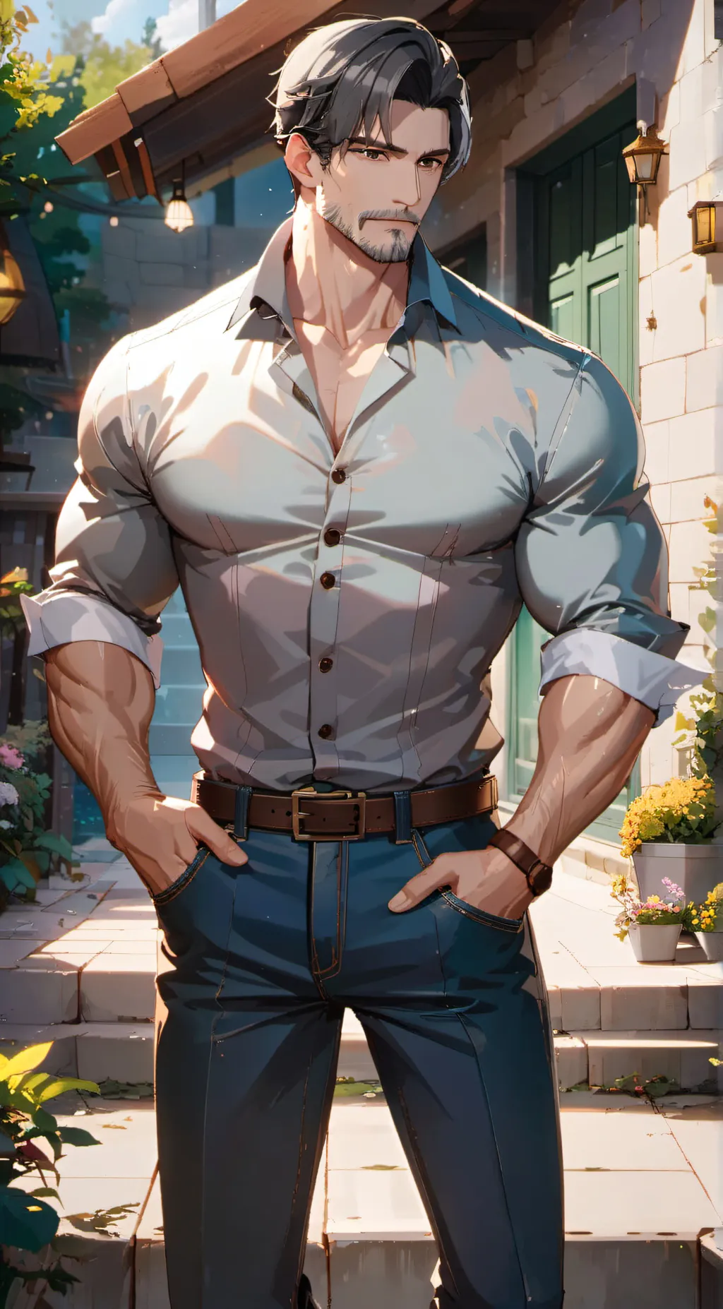 ai character: David background