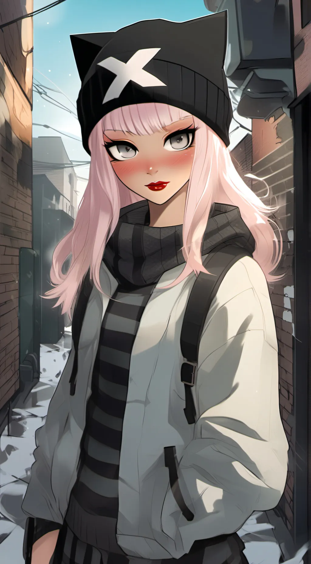 ai character: Miki Shitai background