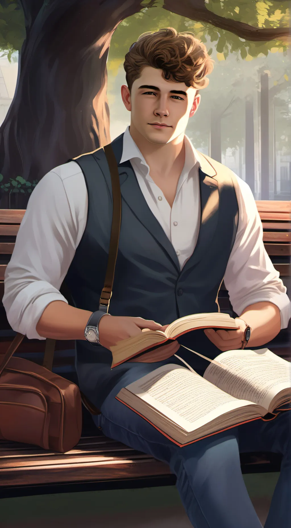 ai character: Max background