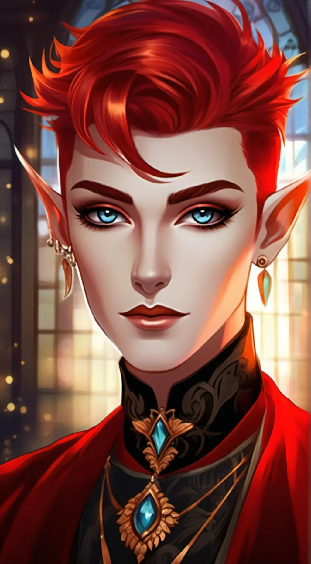 ai character: Aster background