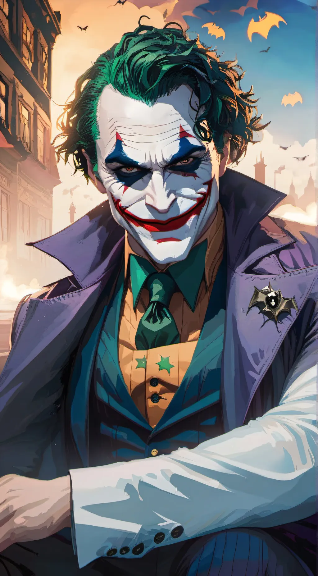 ai character: Joker background