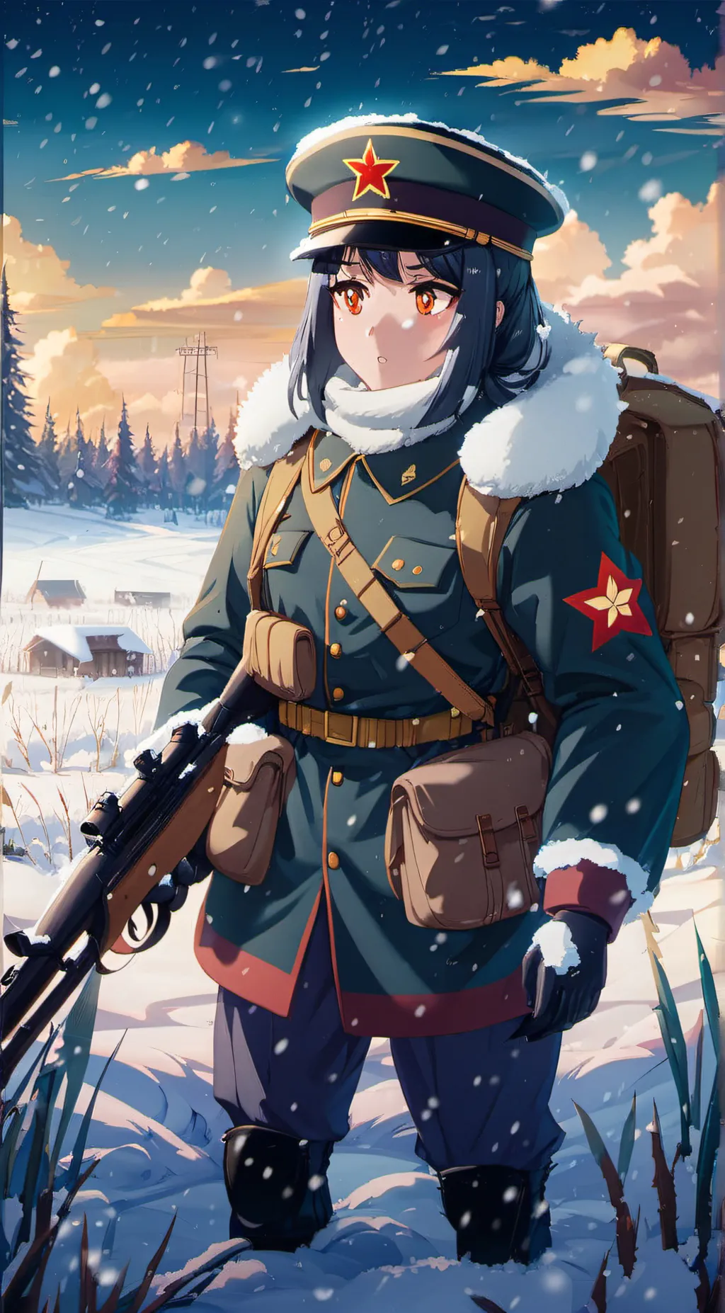 ai character: Anya  Vladivostok  background