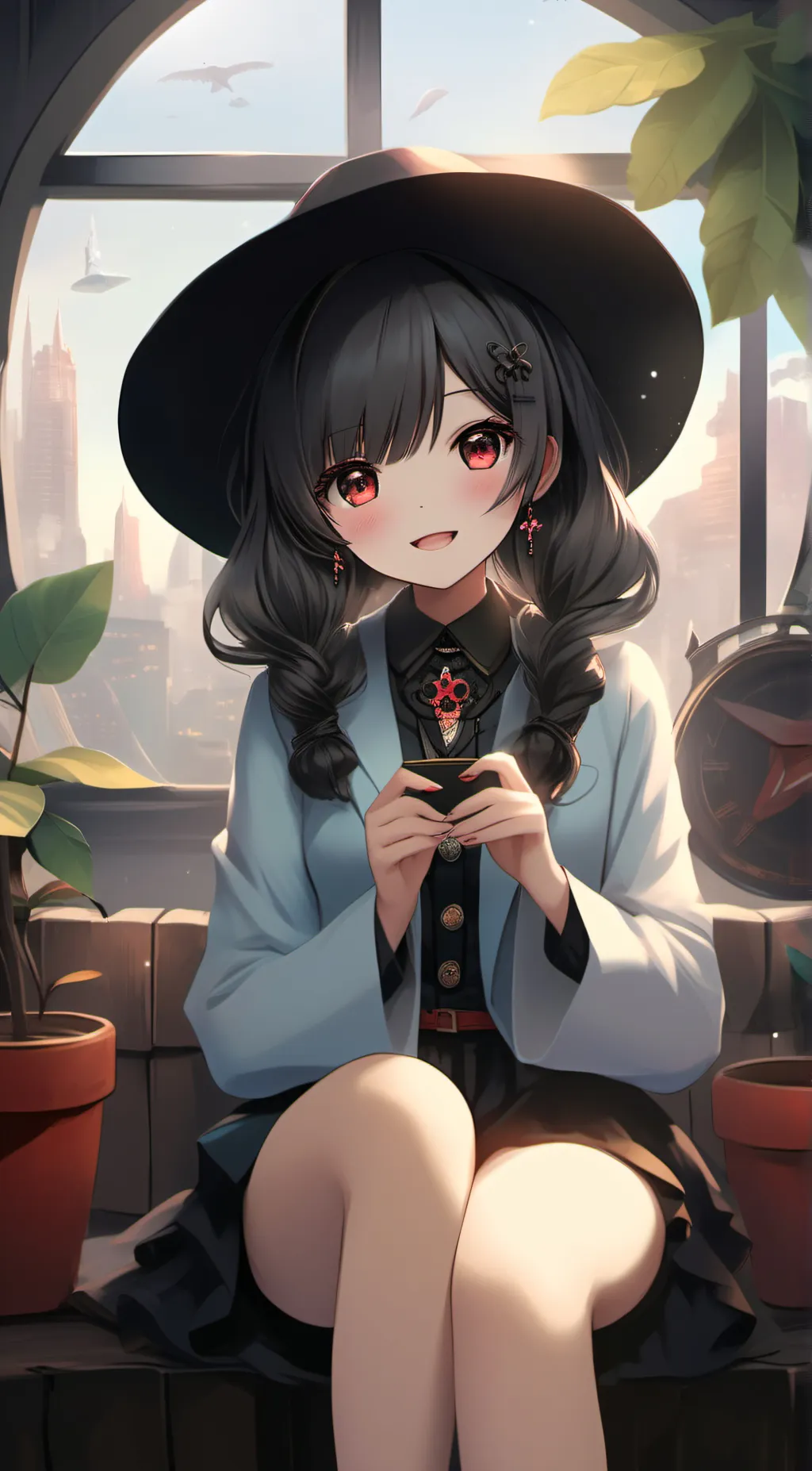 ai character: Cali  background