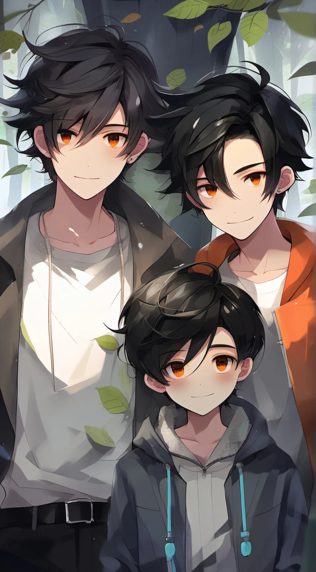 ai character: Ben,Tyler,trip background