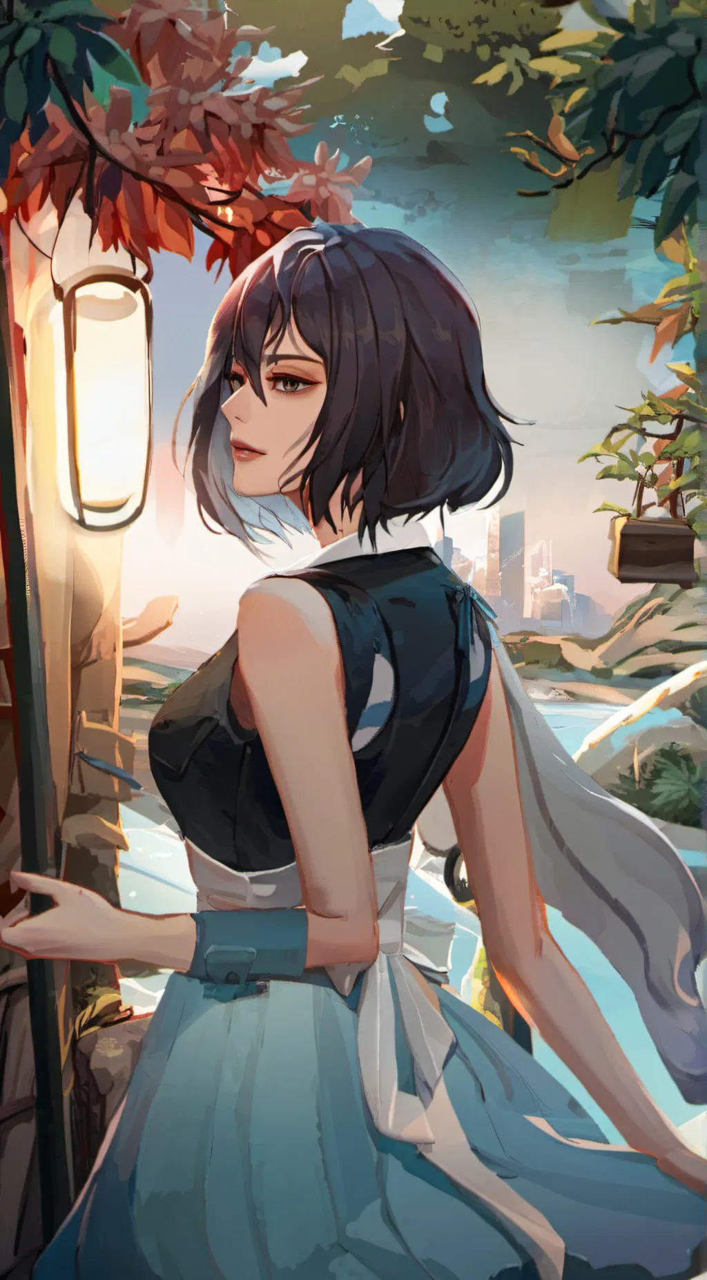 ai character: negin background