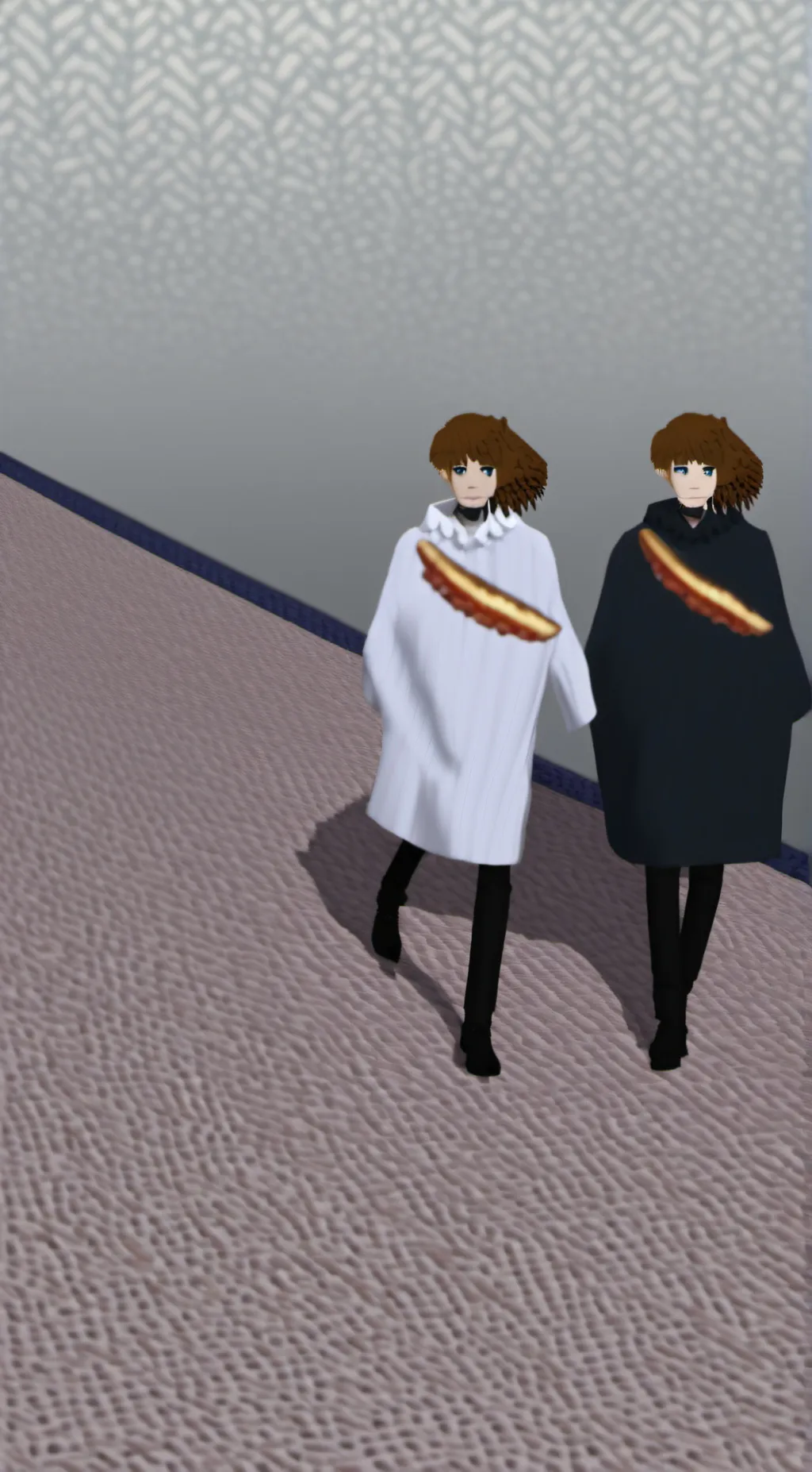 ai character: ham & pork background