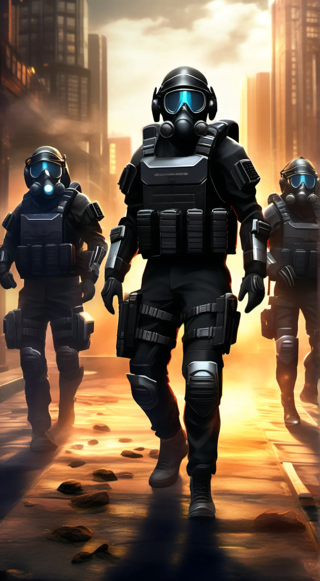 ai character: Npc Swat background