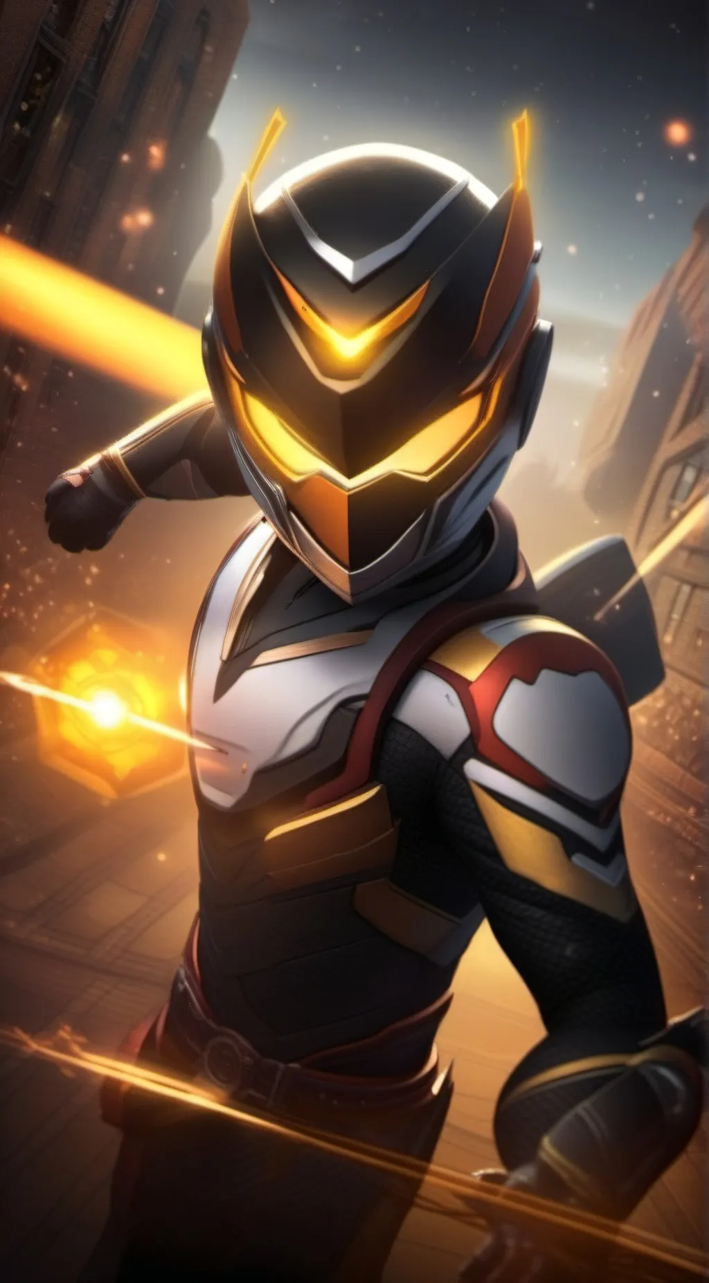 ai character: Gold Fox background