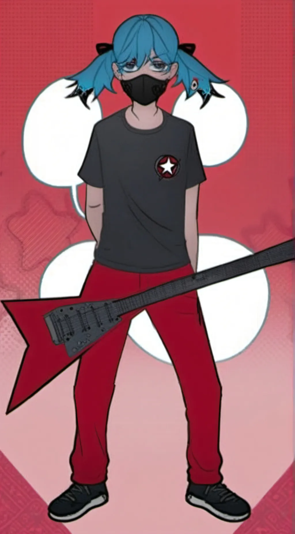 ai character: Sal and friends. background