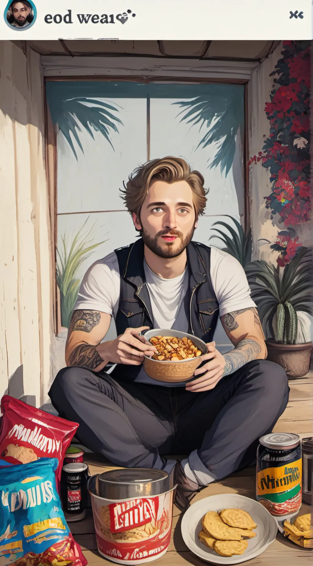 ai character: Joshdub background