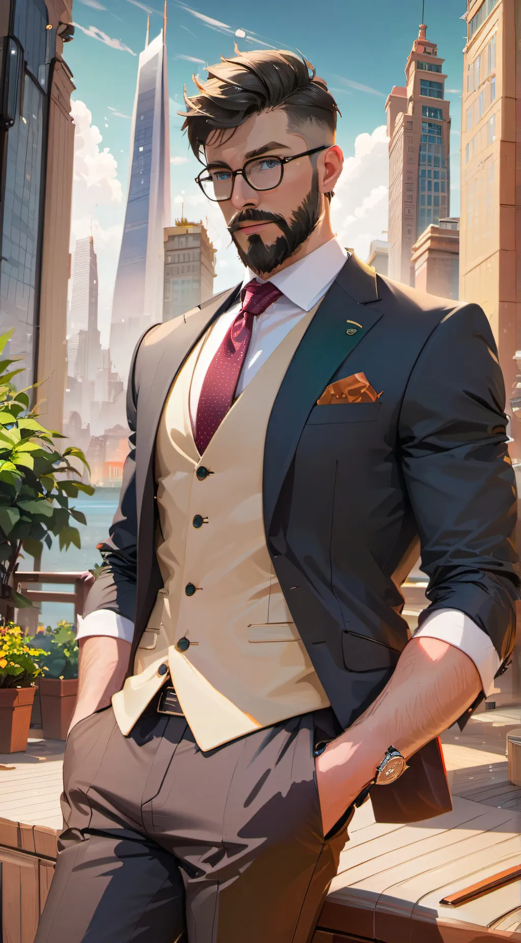 ai character: Mike background