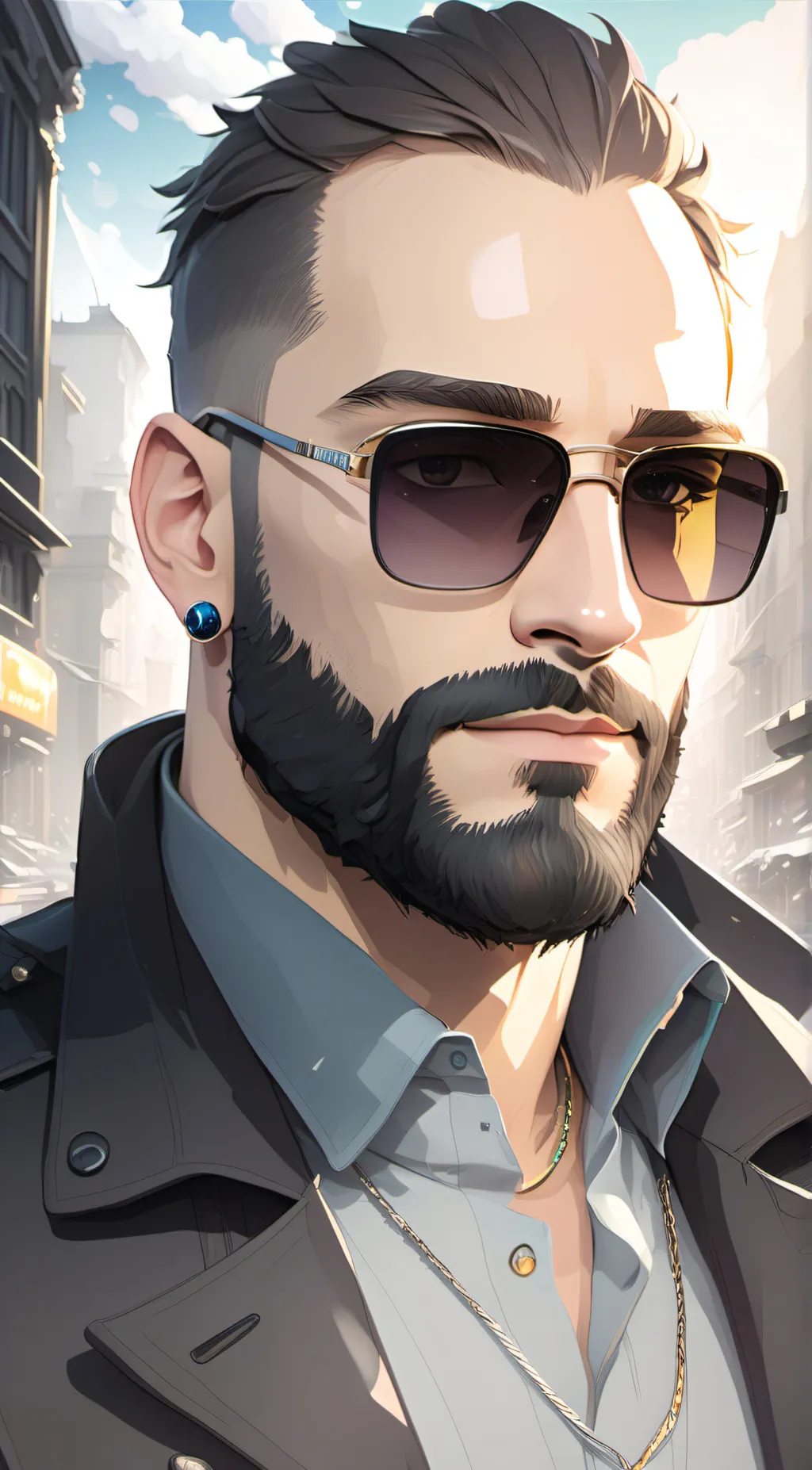 ai character: Evan Tate background