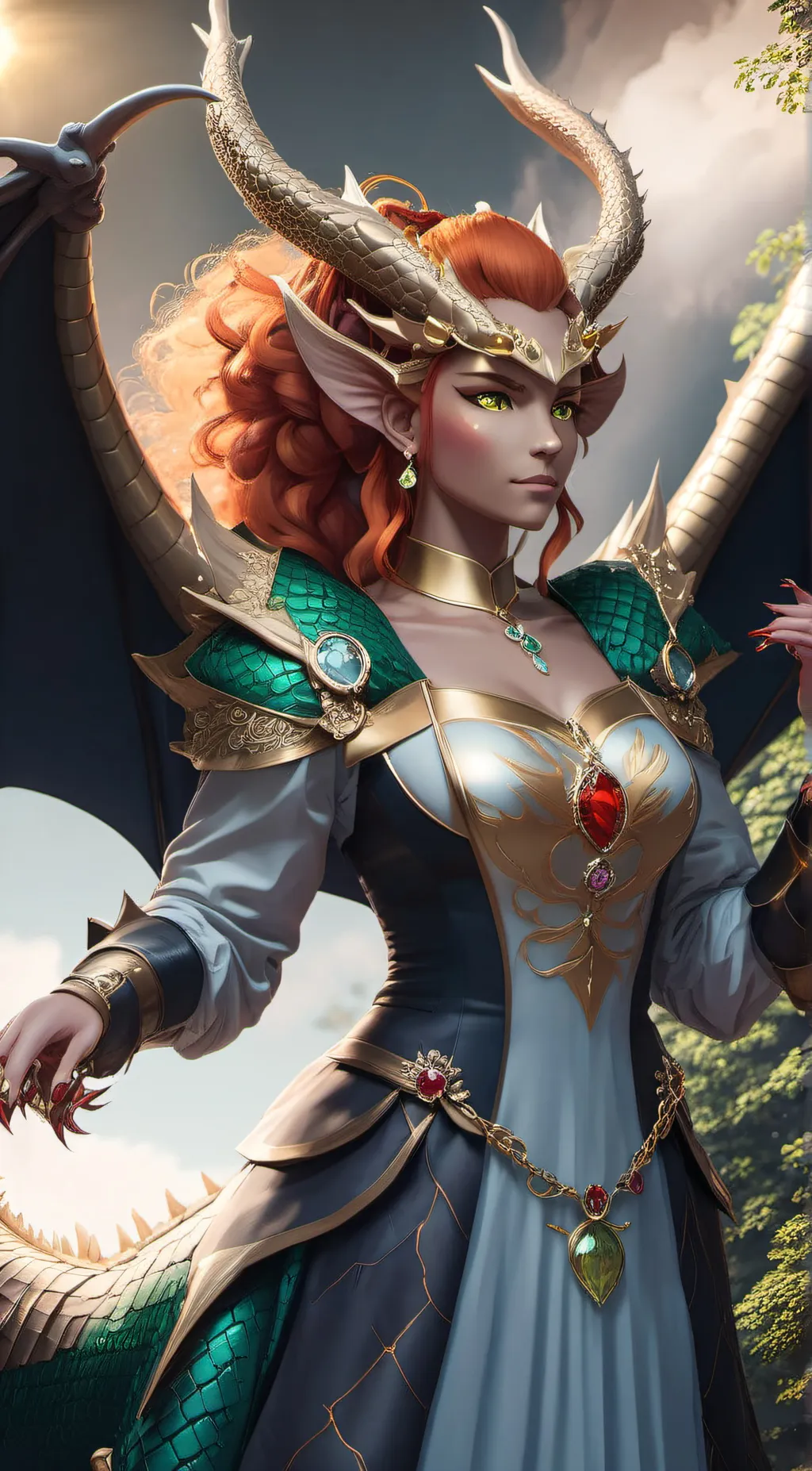 ai character: Flare background