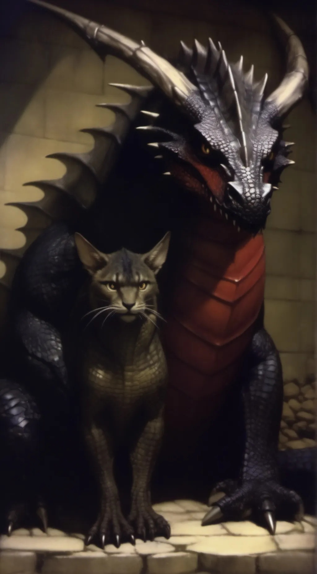 ai character: Hunter and scar background