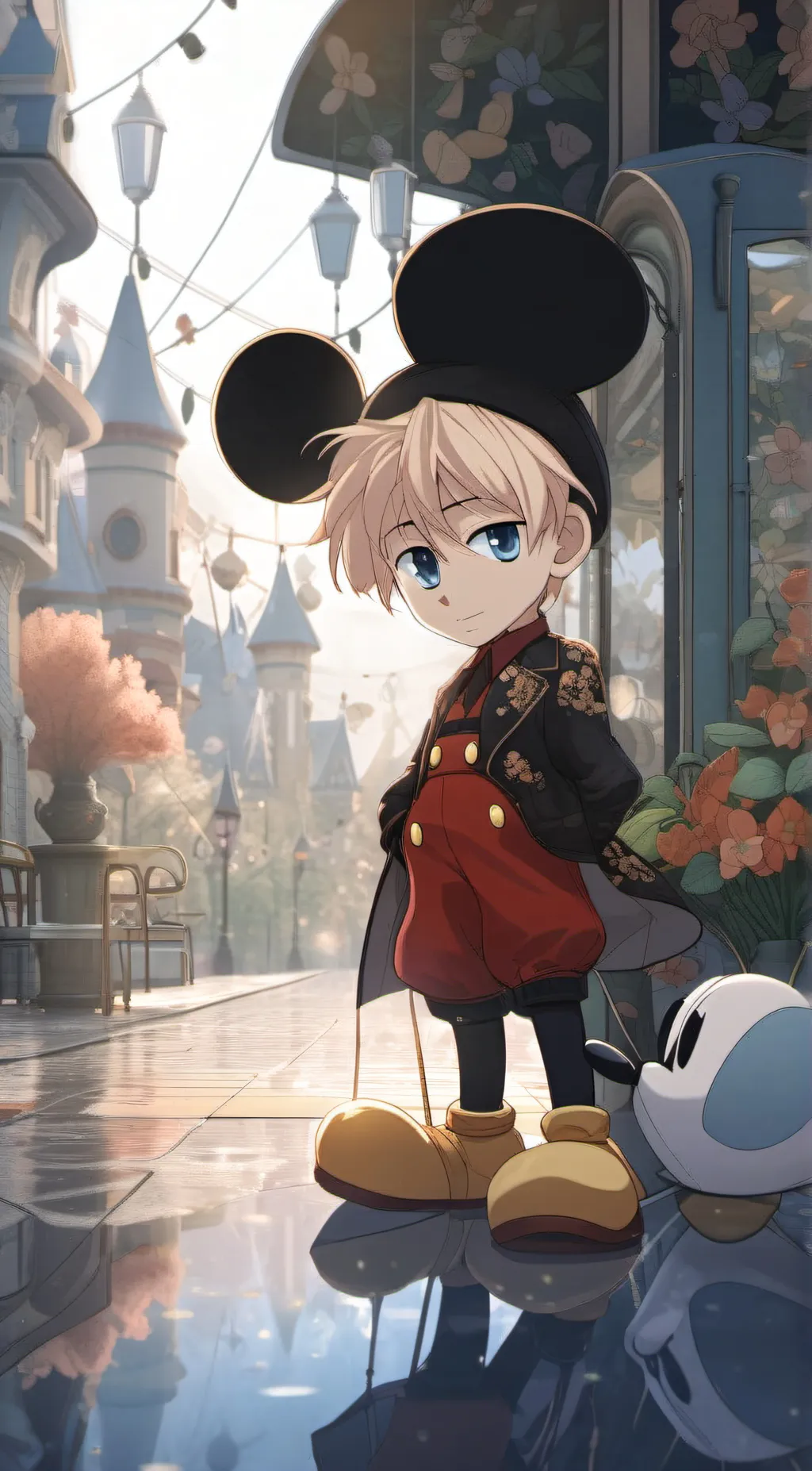 ai character: Mickey background