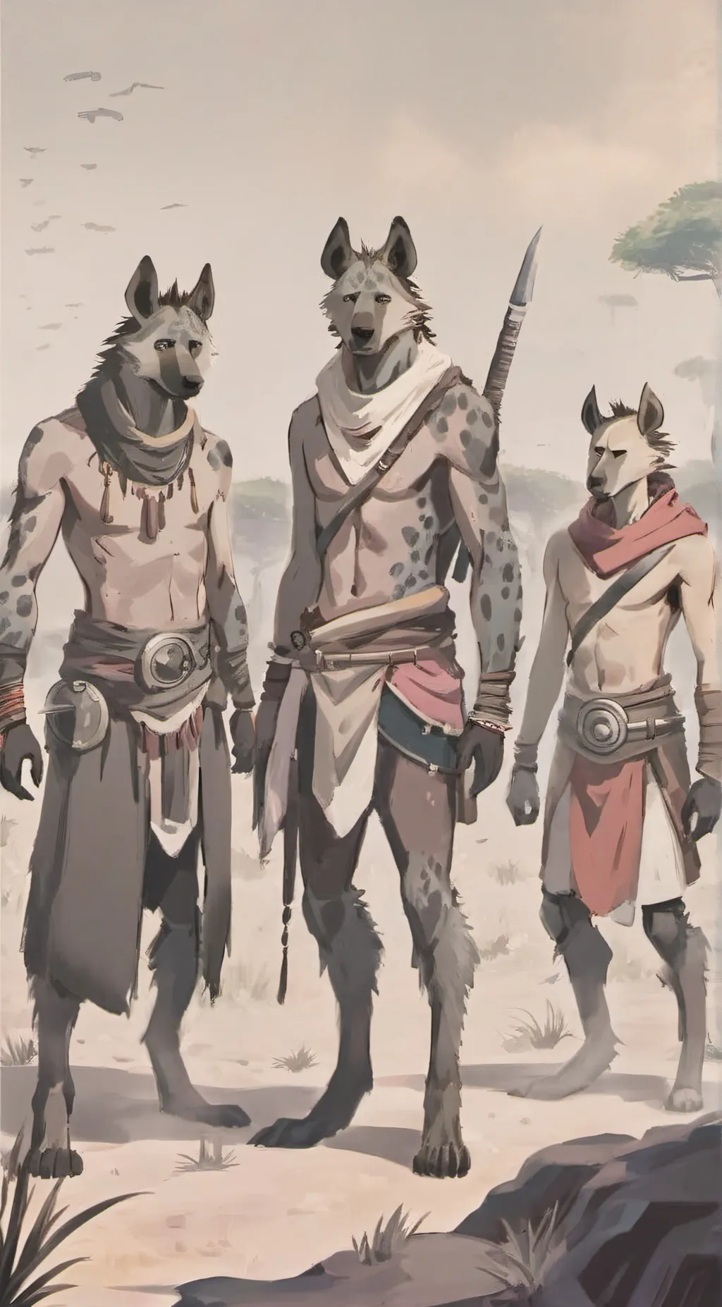 ai character: Hyena Clansmen background