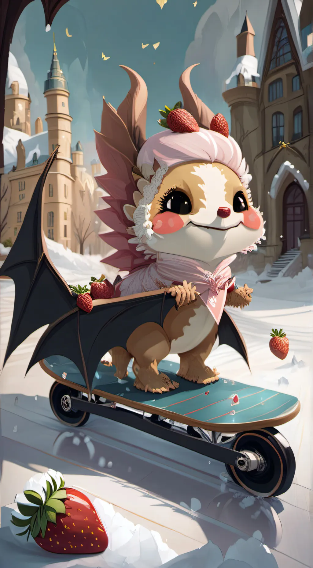 Talkie AI - Chat with Strawberry x bat 