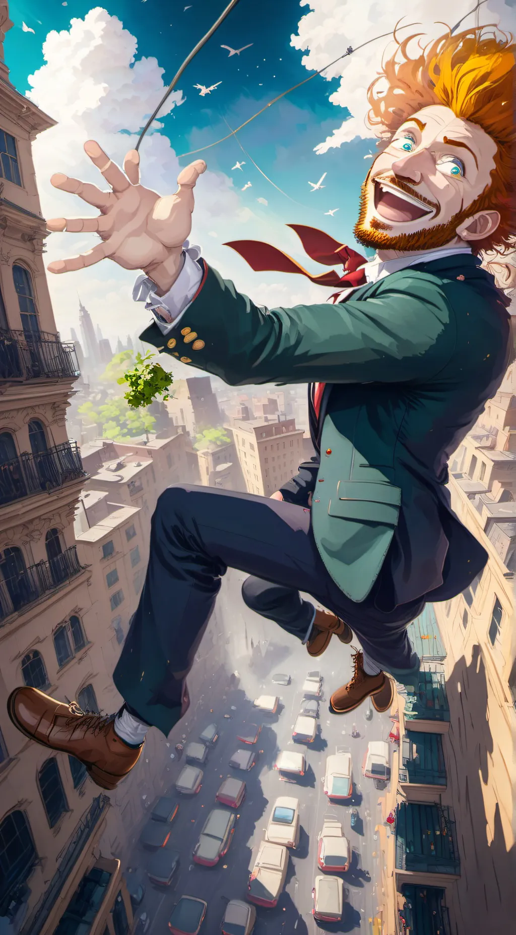 ai character: Crazy dave background