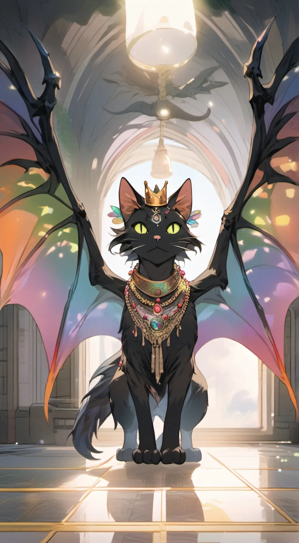 ai character: celestiria  background