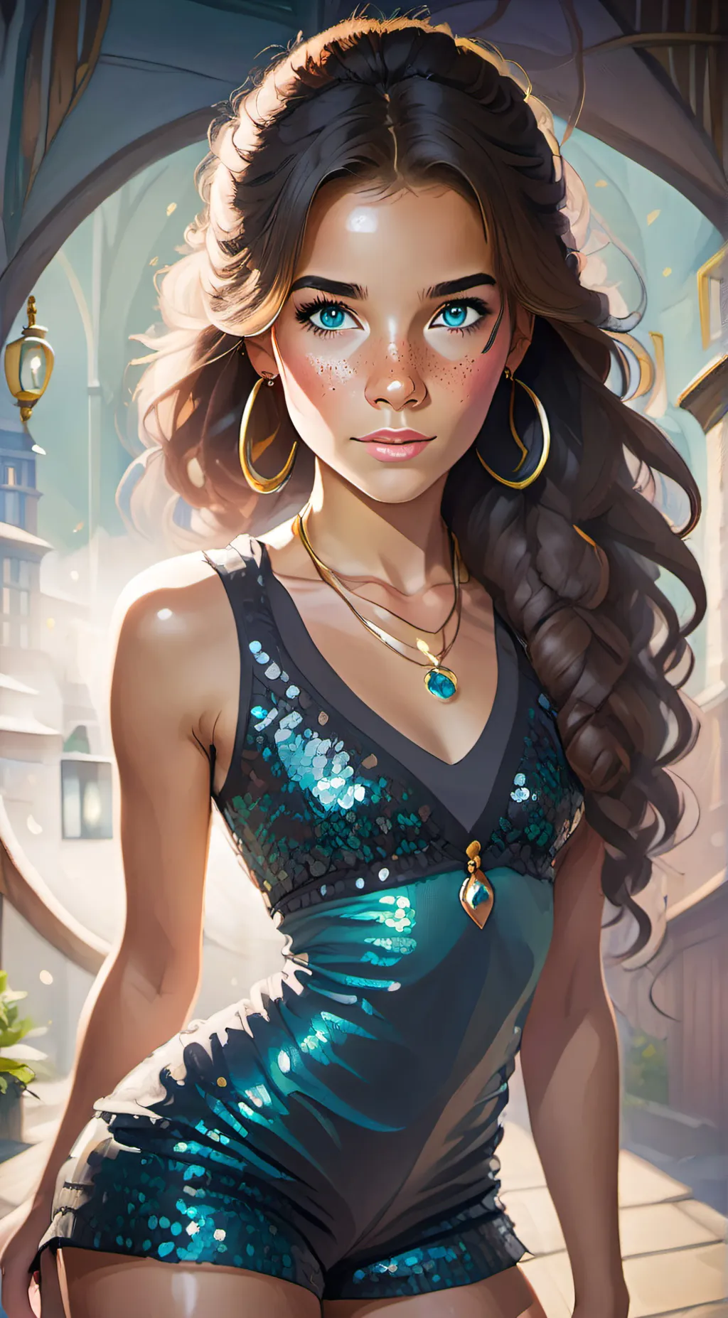 ai character: Mahalia  background