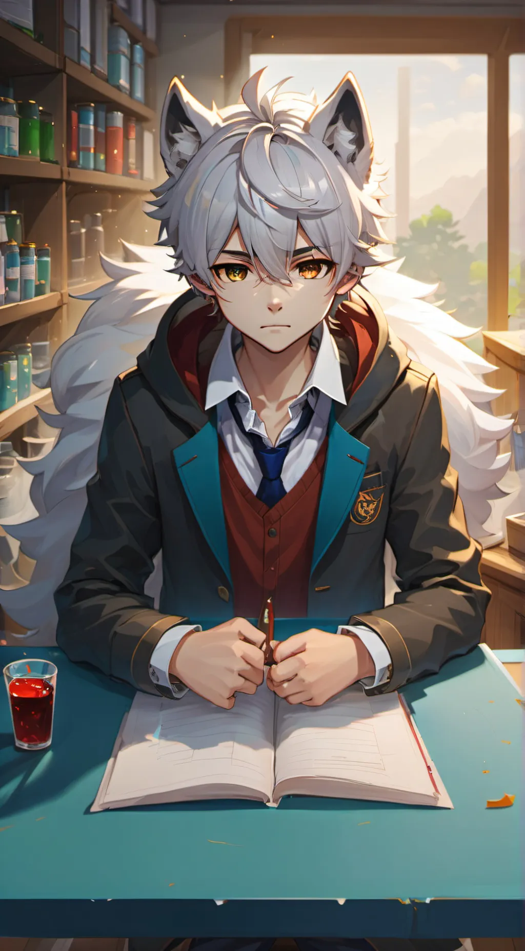 ai character: Damon miller background