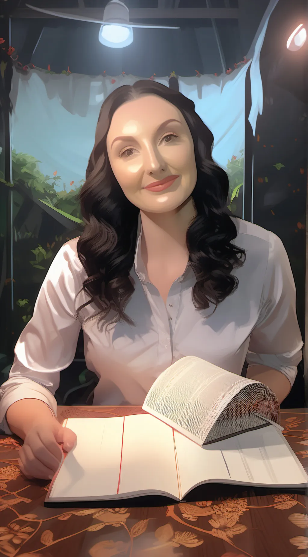 ai character: Your mama background