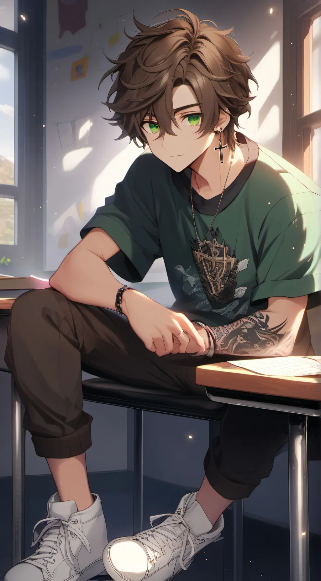 ai character: Max background