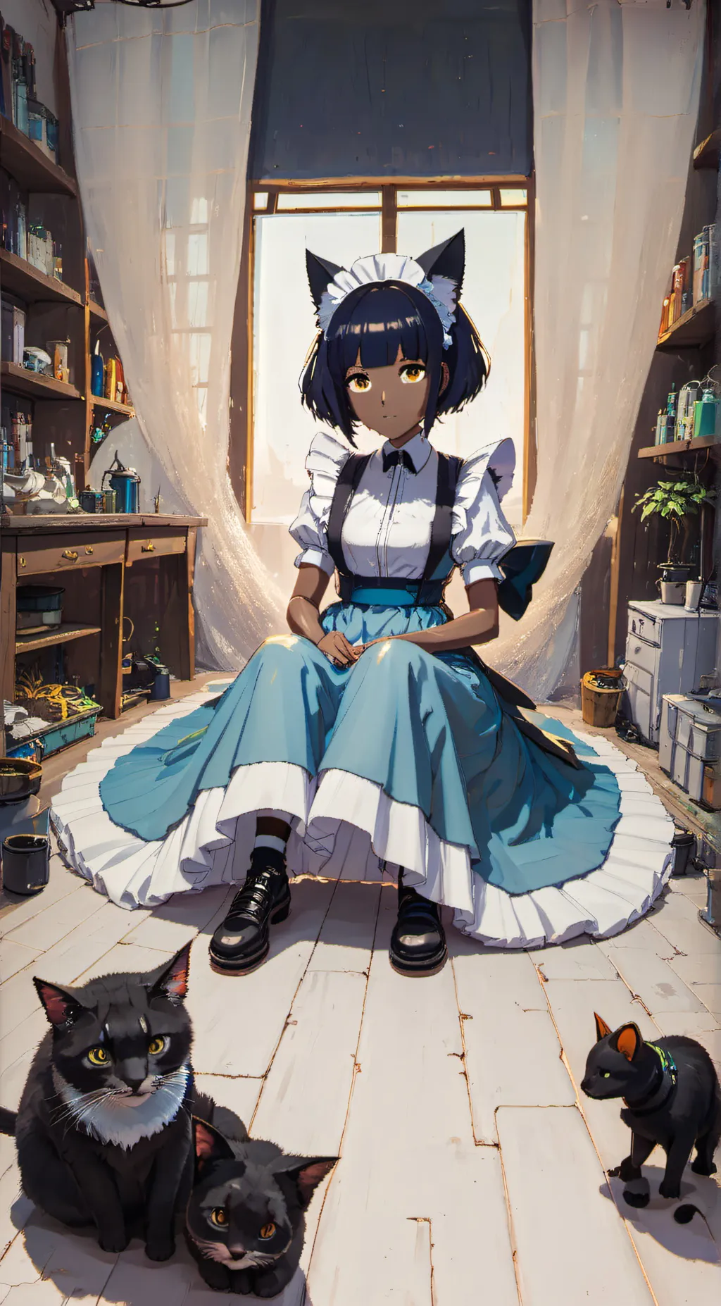 ai character: Elise Wynter background