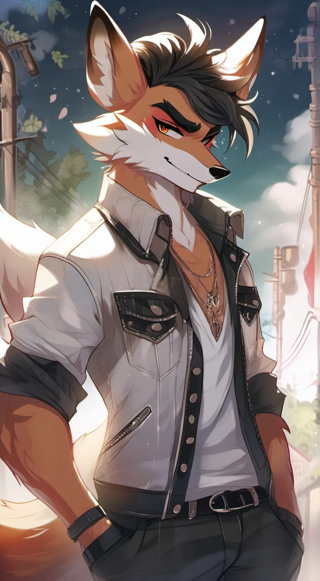 ai character: bugsey  background