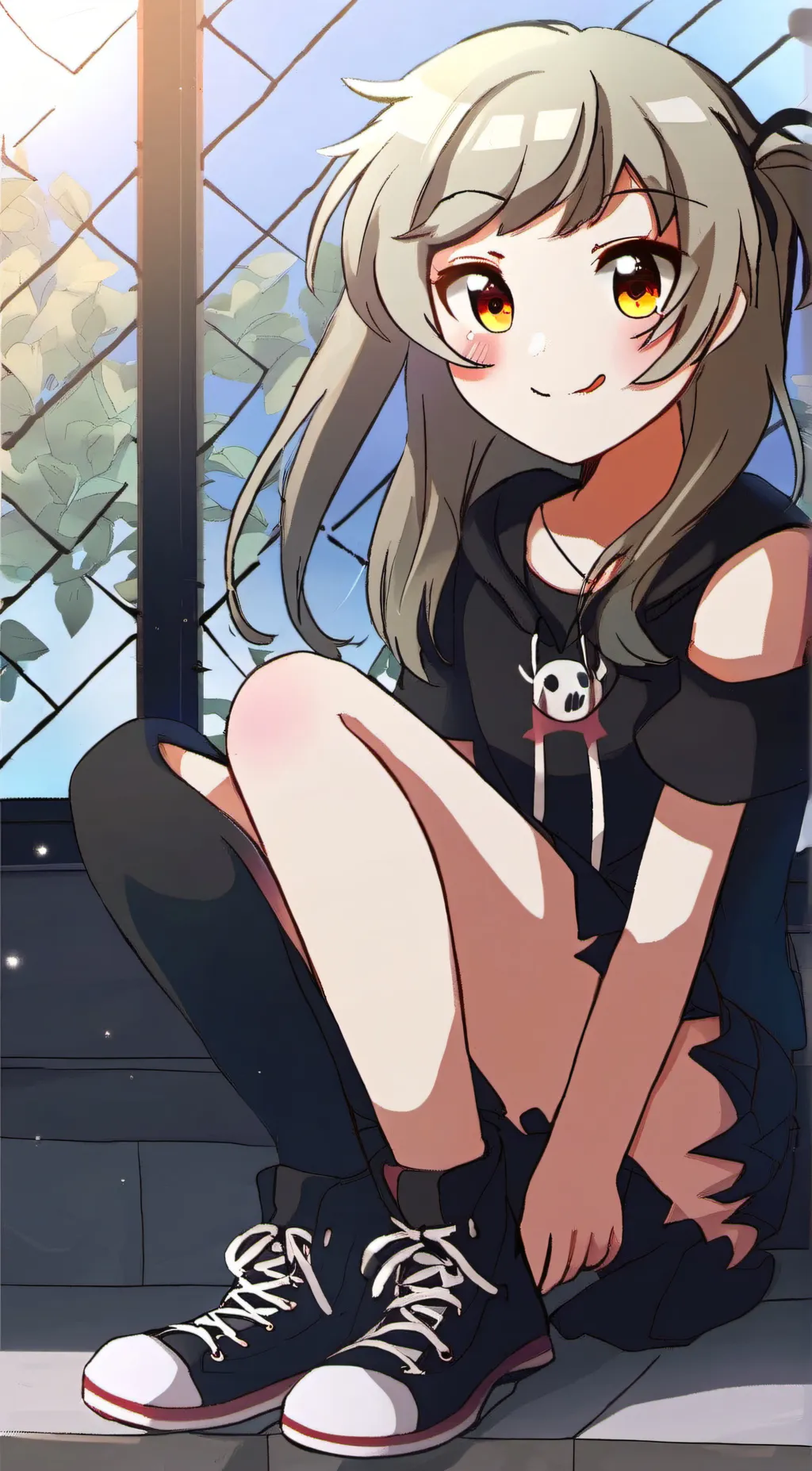 ai character: Luna  background