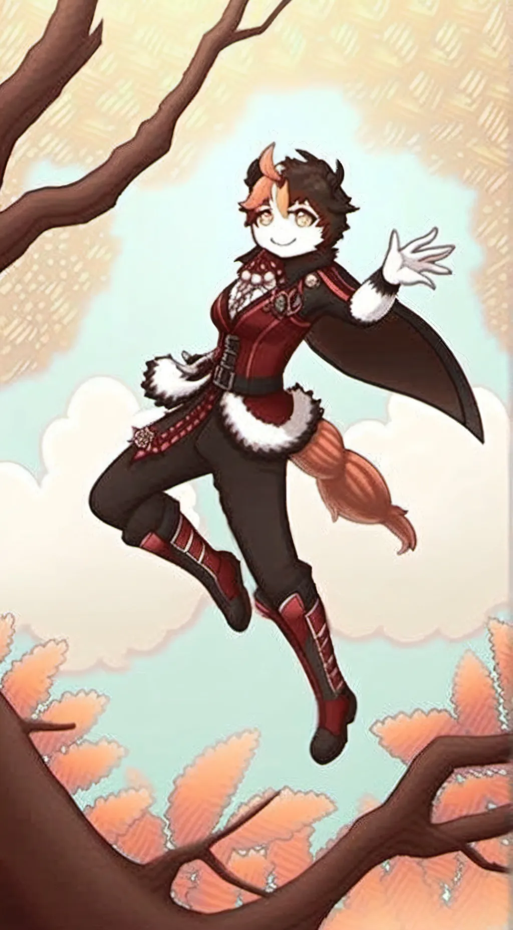 ai character: Erica  background